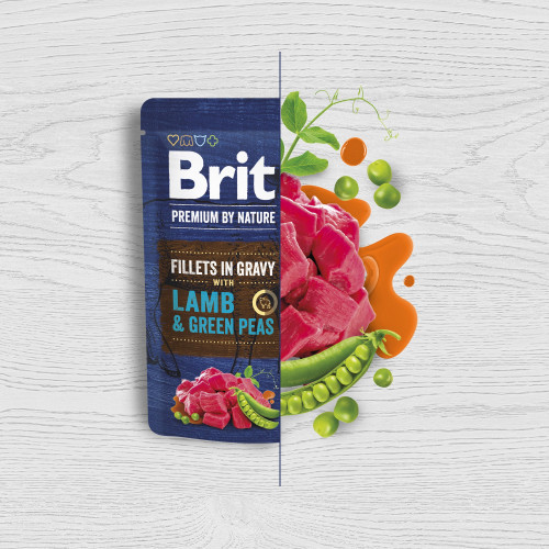 Корм влажный Brit Premium Fillets in Gravy Multipack д/собак малых пород филе в соусе Мультипак 12 шт х 85 г Киев - изображение 8