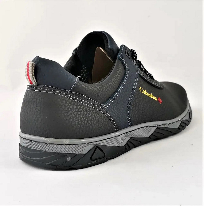 Кроссовки Мужские Чёрные Мокасины Кожаные Туфли (размеры: 40) Видео Обзор Днепр - изображение 4