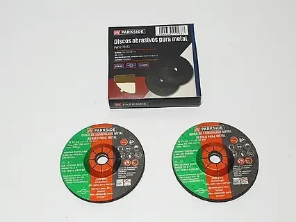Зачисні диски для металу 76 мм для мініболгарки Parkside 2 шт. Германия Полтава - изображение 1
