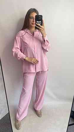 Костюм-трійка жіночий літній креп-жатка Зефірний XS-S Харків