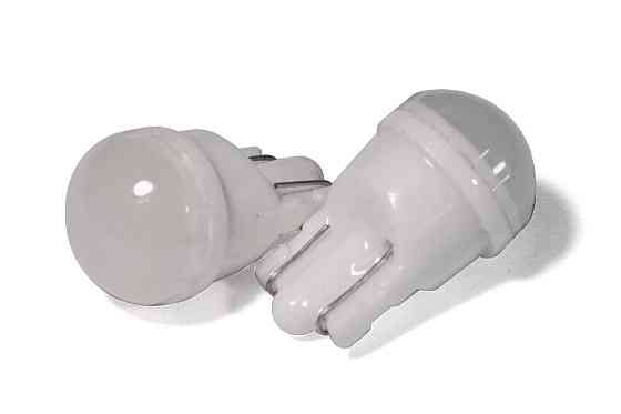 Светодиодная лампа StarLight T10 1 диод COB 12V 0.4W WHITE / матовая линза / CERAMIC Харьков
