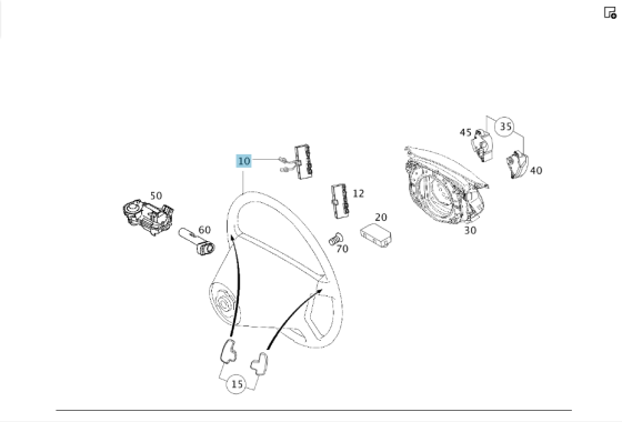 Mercedes-Benz  A2304603503 9E37 Рульове колесо чорна шкіра CLS C219 E-class W211 E-class S211 Одеса