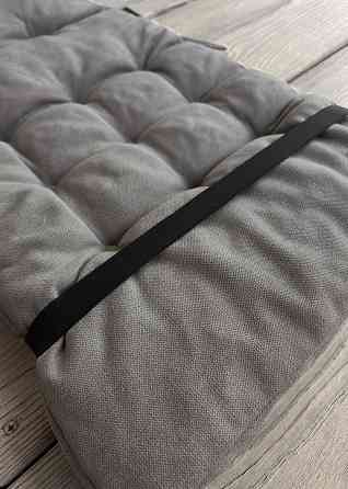 Подушка для стільців (40x120х7 см) подвійна Decorator Соро колір тауп 84-098 Київ