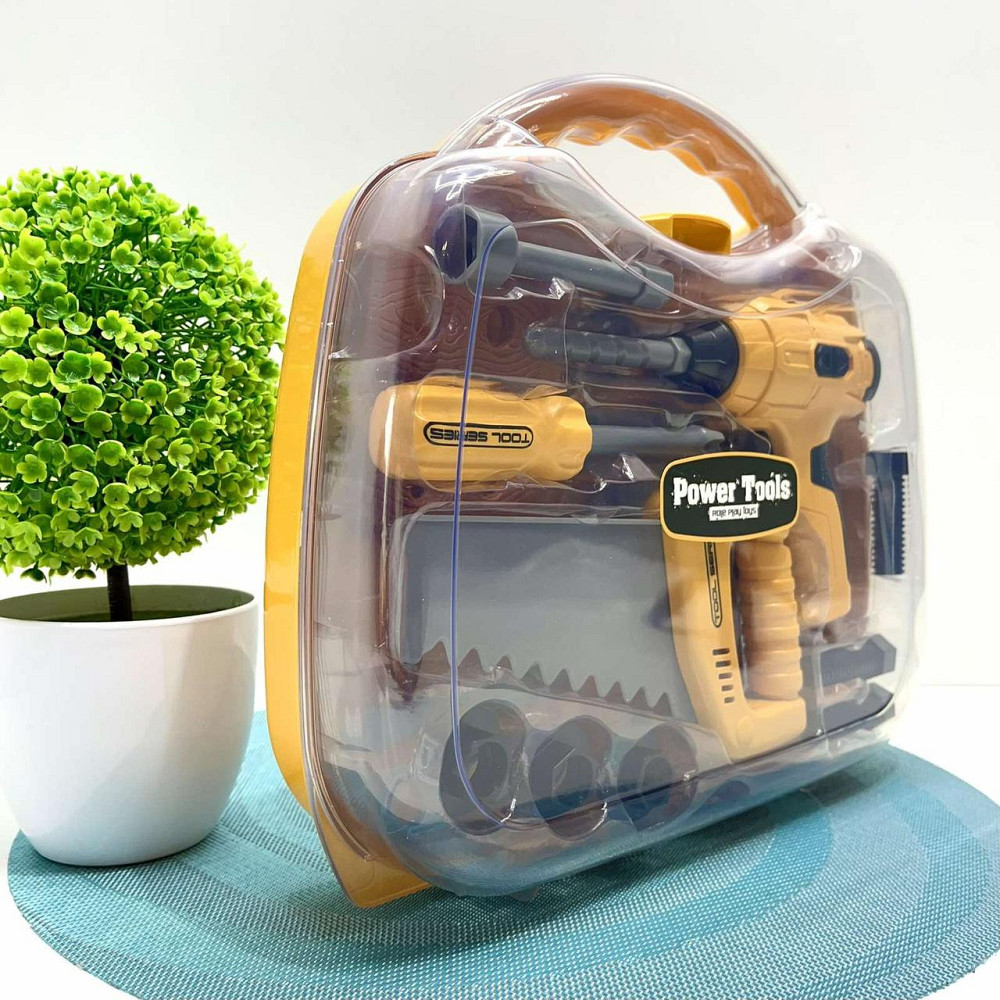 Набір інструментів шуруповерт дриль механічний Жовтий (T027) Чернигов - изображение 7