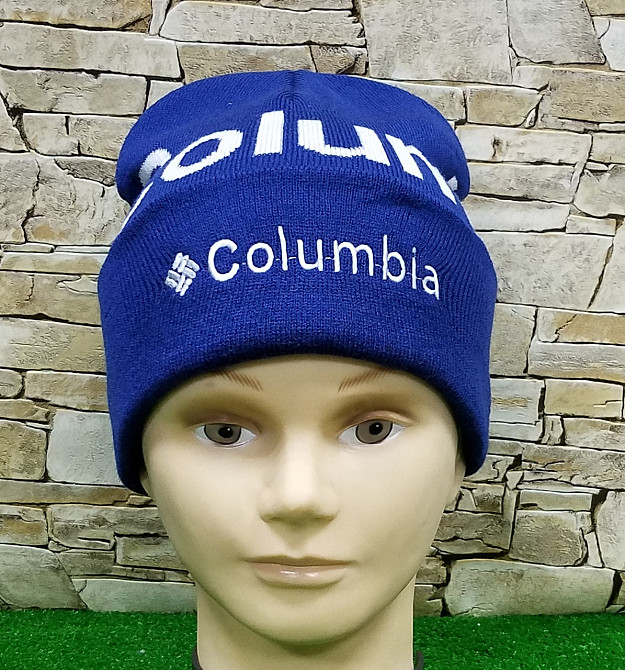 Шапка Columbia лопата стильная с отворотом двойная Киев - изображение 1