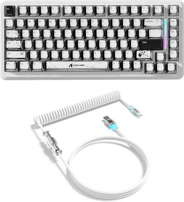 Игровая Механическая Клавиатура Attack Shark X82 Pro HE магнитные свитчи. Харьков - изображение 8