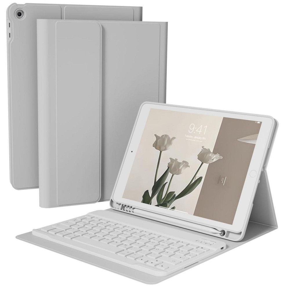 IPad 10,2 A2270 A2197 A1319 A1288 Чохол клавіатура Відсік стілусу (сірий) Одеса - фото 1