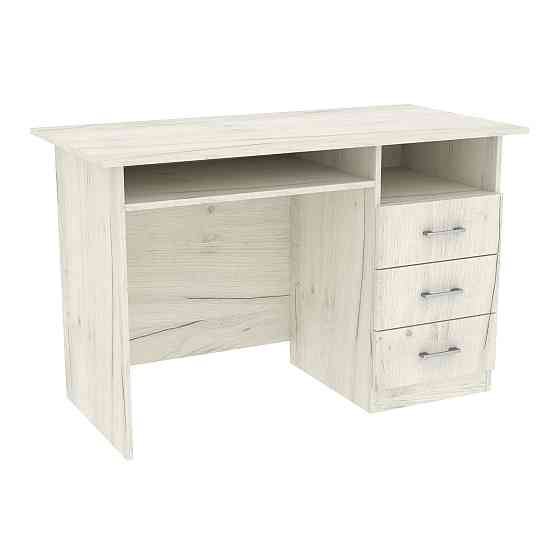 Стіл офісний ОСП-2, Дуб Крафт Білий, 1200/600/760 Львів