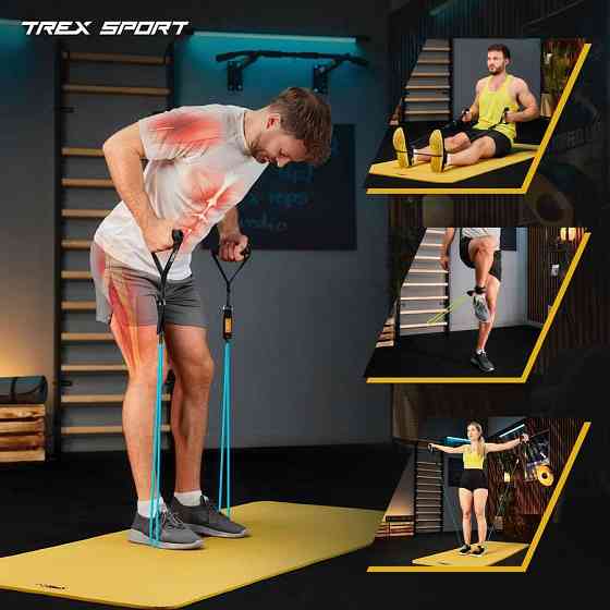 Набор резинок с эспандерами Trex Sport TX-050TSV черный Киев
