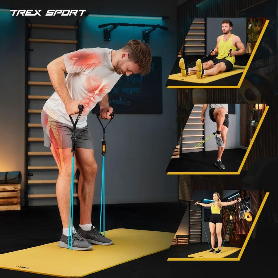Набір резинок з еспандерами Trex Sport TX-050TSV чорний Київ - фото 3