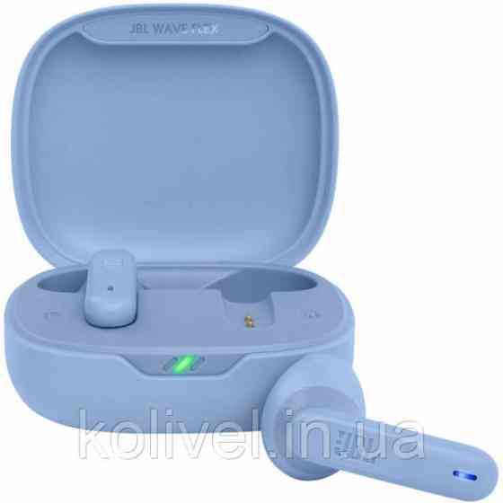 Навушники з мікрофоном JBL TWS Wave Flex Blue JBLWFLEXBLU (JBLWFLEXBLU) Киев