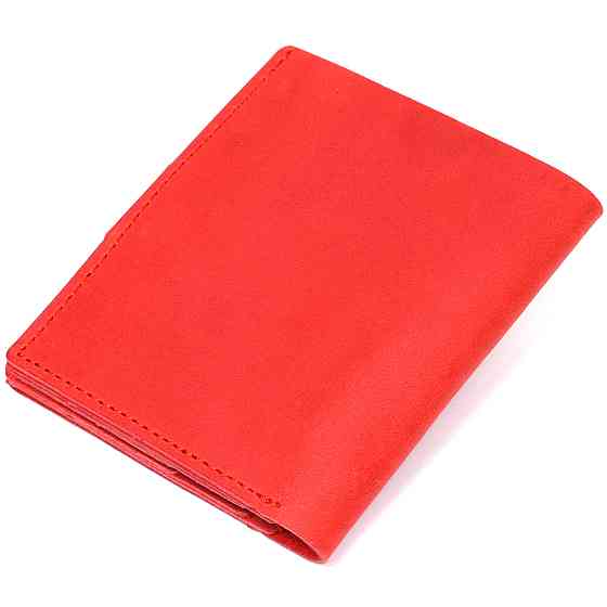 Жіноче матове портмоне невелике Червоний (SHVIGEL) Київ