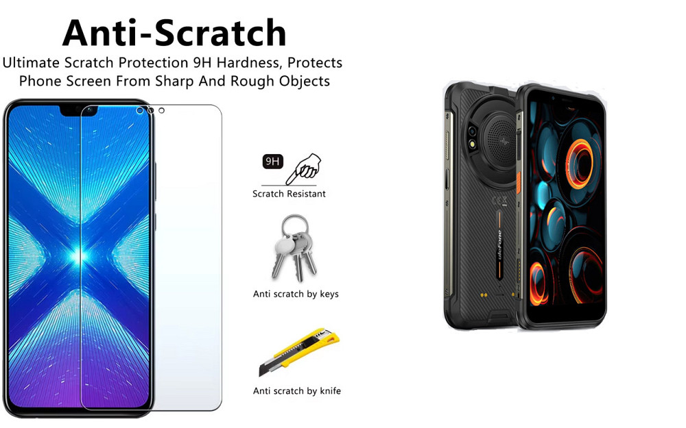 Защитное стекло NeoGlass для Ulefone Power Armor 16S, Power Armor 16 Pro – ультрапрозрачное и устойчивое Киев - изображение 1