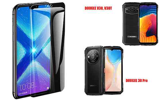 Защитное стекло NeoGlass для DOOGEE V30, V30T, V30 Pro – ультрапрозрачное и устойчивое Киев