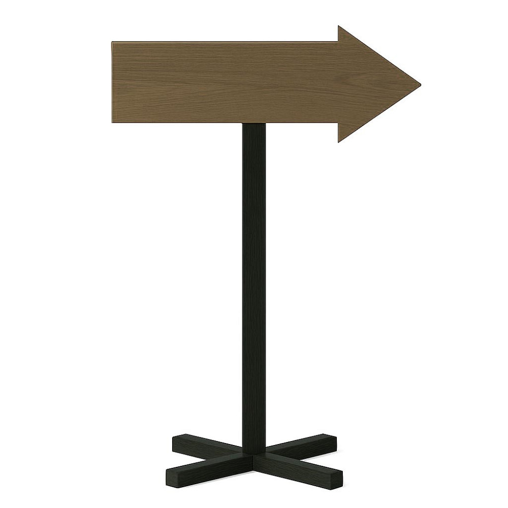 Підлогова стрілка-покажчик "Сантоме" венге-палісандр Миколаїв - фото 1