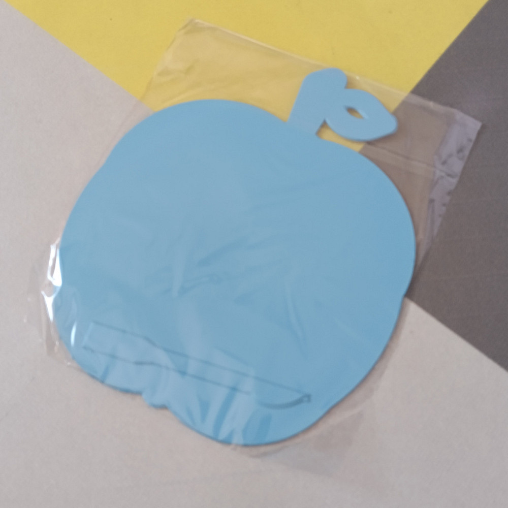 Дошка для пластиліну ЯБЛОКО зі стеком блакитна Київ - фото 1