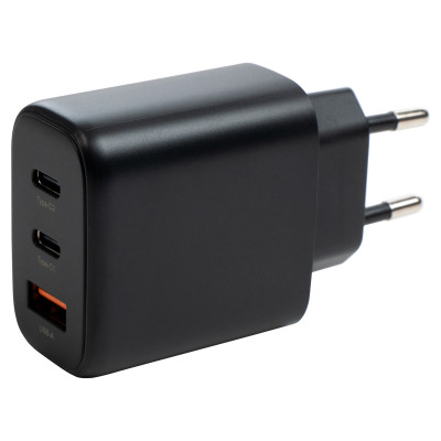Зарядное устройство Vinga GaN 65W PD+QC 2C1A ports Wall Charger (VCPCHCCA65B) Винница - изображение 2