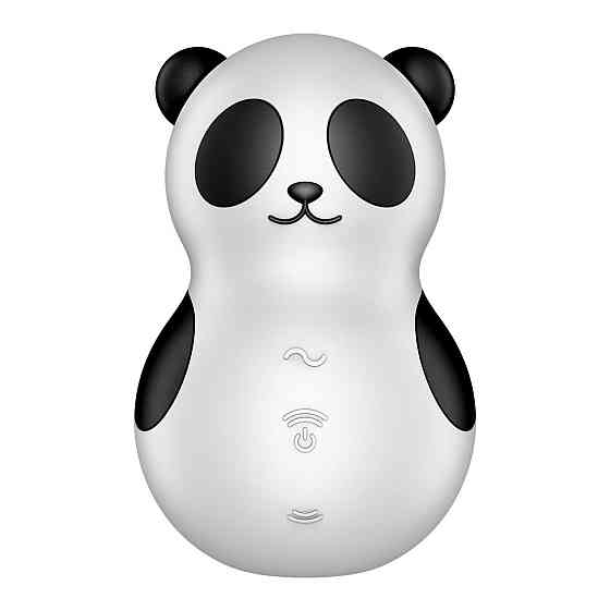 Вакуумний стимулятор з вібрацією Satisfyer Pocket Panda, 12 режимів вібрації, 11 рівнів вакууму Sex Aura Київ