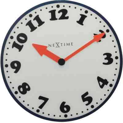 Часы настенные NeXtime Boy с красными стрелками (диаметр 43 см) Киев