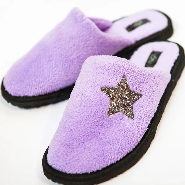 Комнатные тапочки женские Pago Star W-18047-1 Фиолетовые 41 р Одесса - изображение 2
