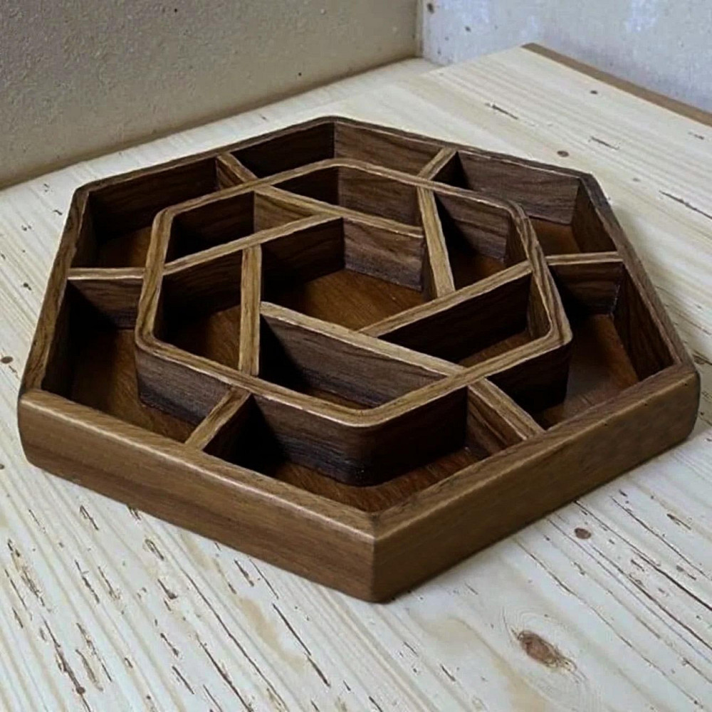 Менажница деревянная 