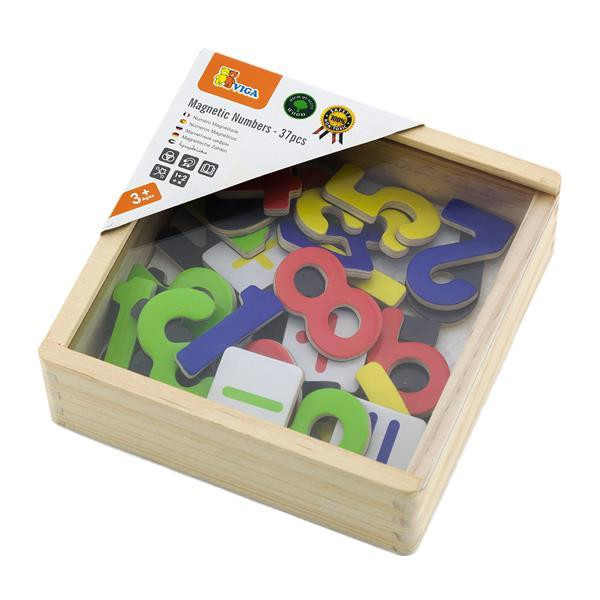Набор магнитных цифр и знаков Viga Toys 37 шт. (50325) Харьков - изображение 5