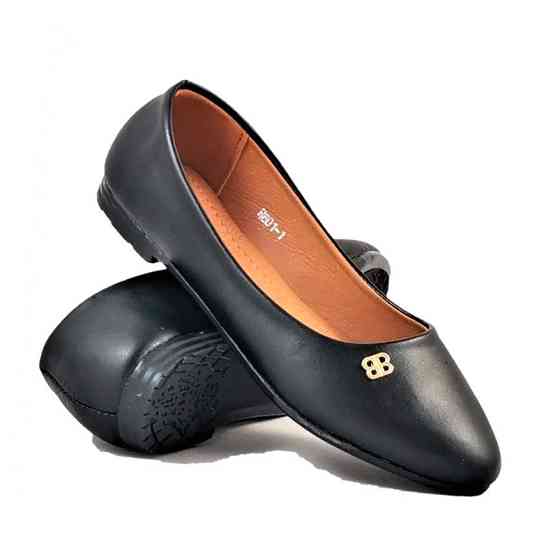 Женские Балетки Черные Мокасины Туфли (размеры: 36,37,38,39) - 01-1 Днепр