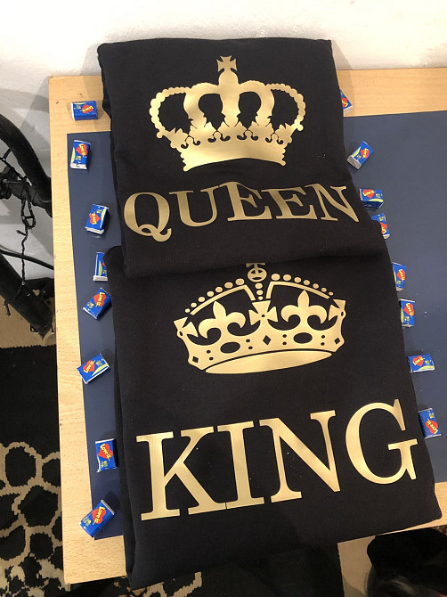 Парные свитшоты для парня и девушки - KING / QUEEN Черновцы - изображение 2