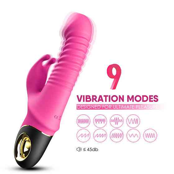 Вибратор с двойной стимуляцией Zing pink Sex Aura Киев