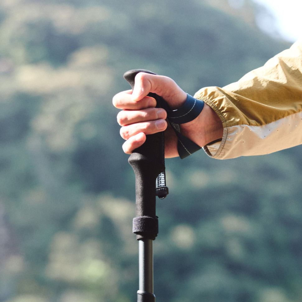 Трекінгова палиця Naturehike CNK2450DS013, 115-135 см, чорна Київ - фото 7