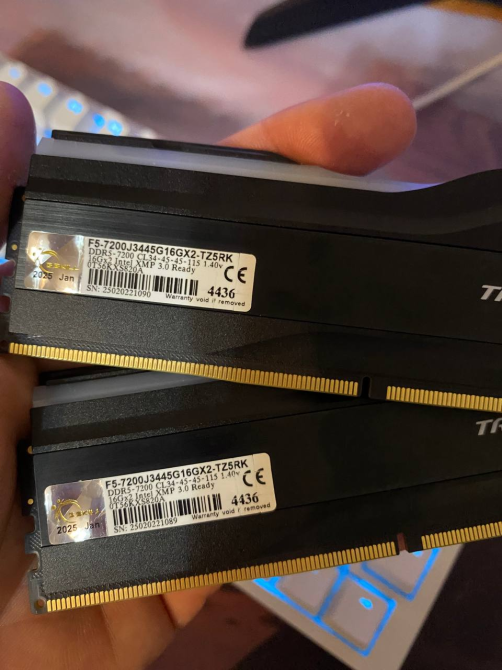 Уценка Оперативная память G.SKILL DDR5 32 ГБ (2×16 ГБ) 7200 МГц, комплект RAM для ПК, Dual Channel Киев - изображение 8