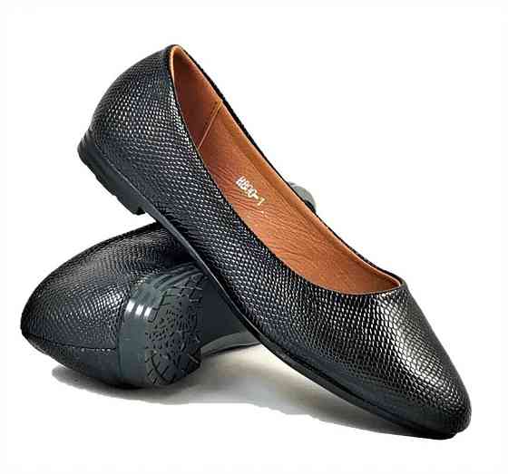 Женские Балетки Черные Мокасины Туфли (размеры: 36,38,39) - 00-1 Днепр