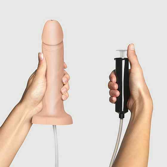 Фалоімітатор, що кінчає Strap-On-Me Squirting Cum Dildo Realistic Flash, діам. 3,9 см, силікон Sex Aura Київ