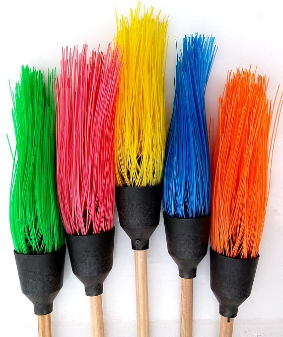 Метла круглая пластик Харьков - изображение 1