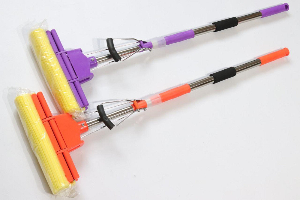 Швабра з подвійним віджимом "Кольорова" Харків - фото 1