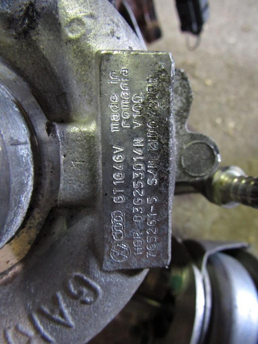 Турбіна Volkswagen Golf 2.0 TDI 2003-2008 (03G253014N) Ковель - фото 4