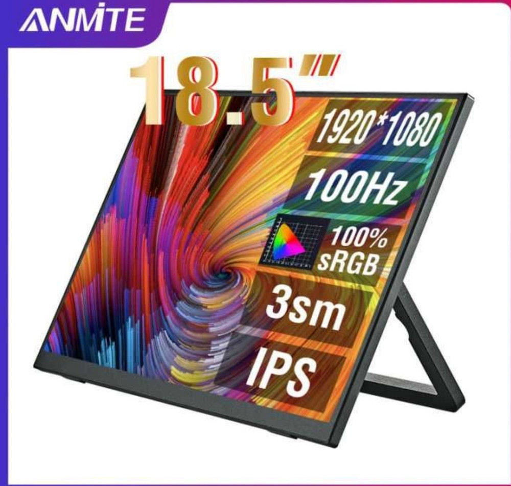 Портативний монітор anmite 18.5" HDR IPS 120 Hz. Київ - фото 3