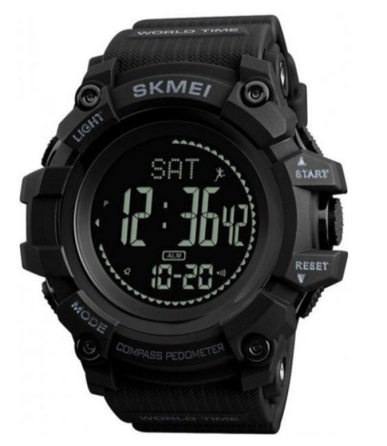 Часы наручные SKMEI 1356BK, BLACK, Compass, 9749 Днепр