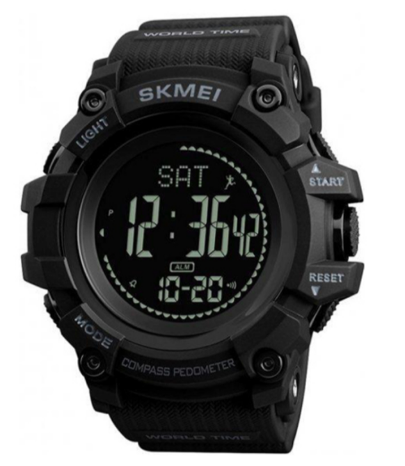 Часы наручные SKMEI 1356BK, BLACK, Compass, 9749 Днепр - изображение 1