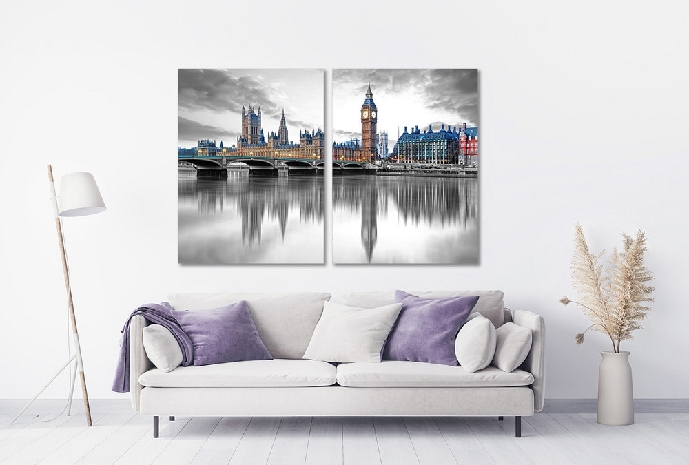 Модульна картина у вітальню/ спальню  Лондон    TLV-2_098 Київ - фото 2