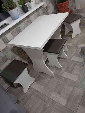 Раскладной кухонный стол 59х89см (Mebel Service) - Білий Львов