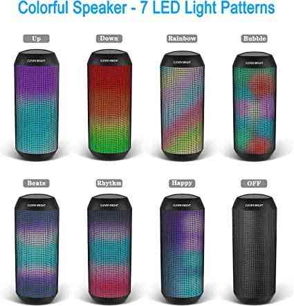 Портативна Bluetooth-колонка Smart Bright 10W, Bluetooth 5.0, LED-підсвітка 7 режимів, TWS Stereo, до 24 годин роботи Київ
