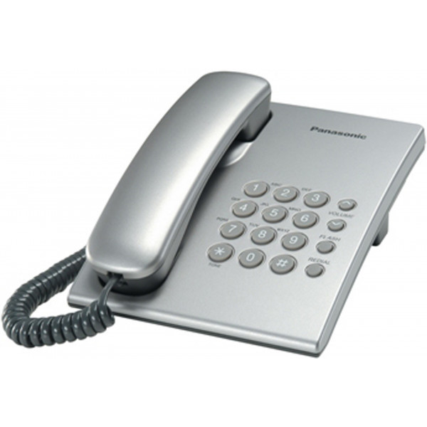 Телефон Panasonic KX-TS2350UAS срібний (KX-TS2350UAS) Київ - фото 1
