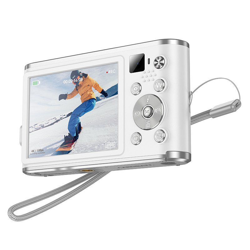 Двохоб'єктивна фотокамера HOCO DV203, біла Київ - фото 1