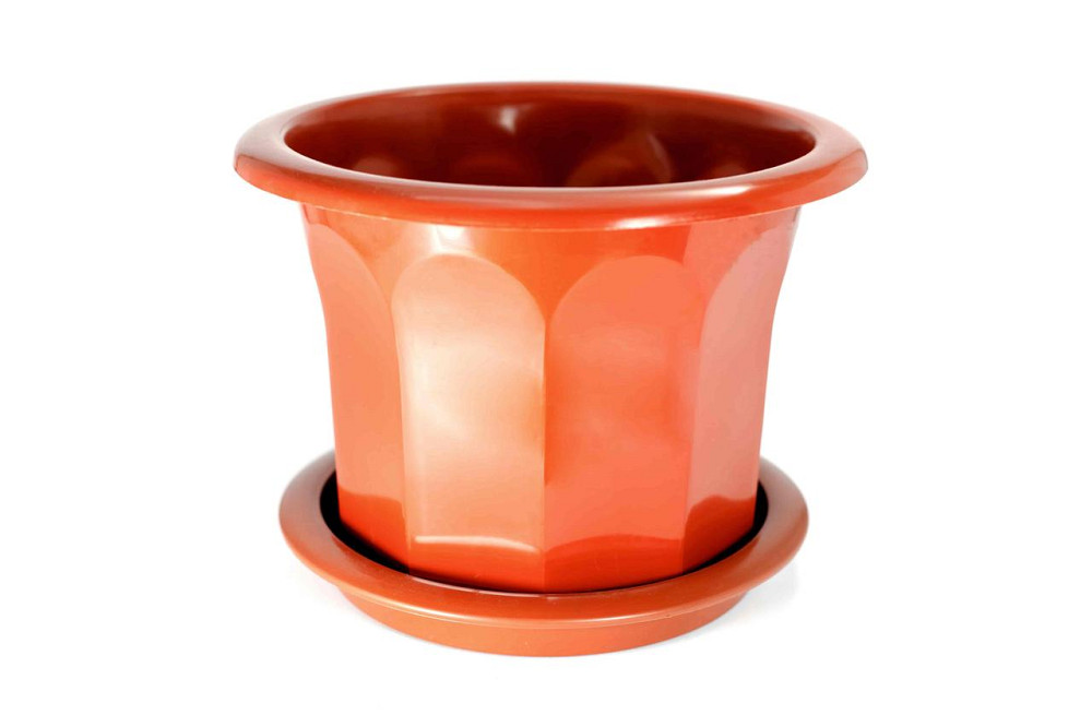 Цветочный горшок с подставкой 