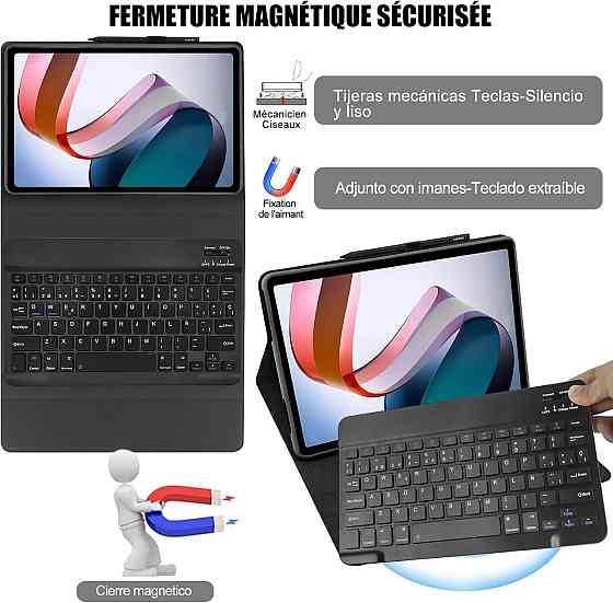 Чехол с блютуз клавиатурой для Redmi Pad 10.61 / Xiaomi Redmi Pad L83 10.61 Днепр