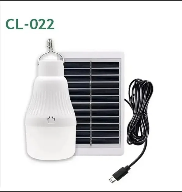 Світлодіодна кемпінгова лампа із сонячною панеллю CL 022 10вт, 130лм, працює до 4 годин Одеса - фото 3