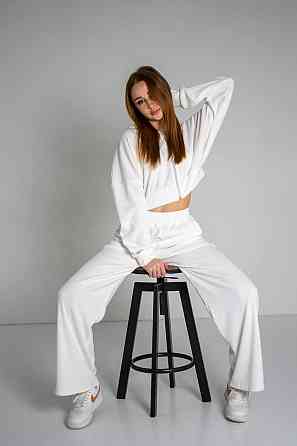 Женский стильный повседневный костюм двойка рубчик Одесса