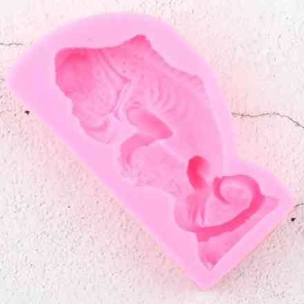 Молд силиконовый Гуана 102 на 56 мм розовый Киев