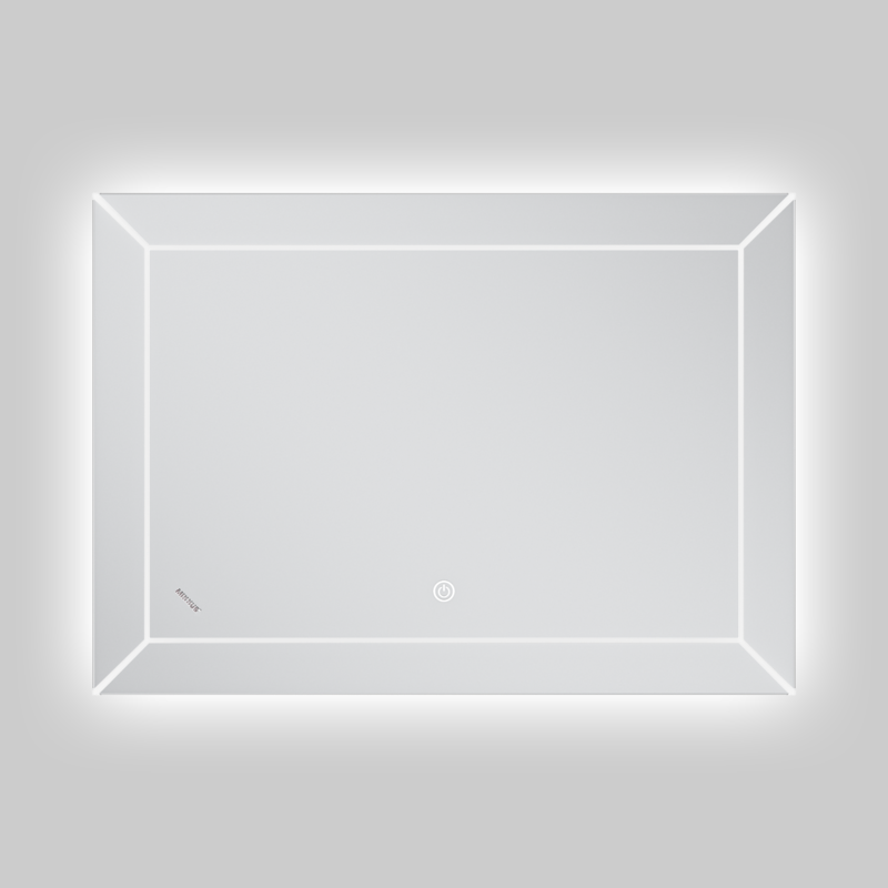 Дзеркало Mixxus Premium CUBIC MR14-70x50-Reverse з Led Touch, Anti-fog, димером, регулятором яскравості (MP6647) Київ - фото 9